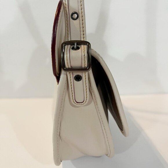 Coach Mouse Ears Chalk White Patricia Legacy Crossbody Bag - Picture 3 of 7